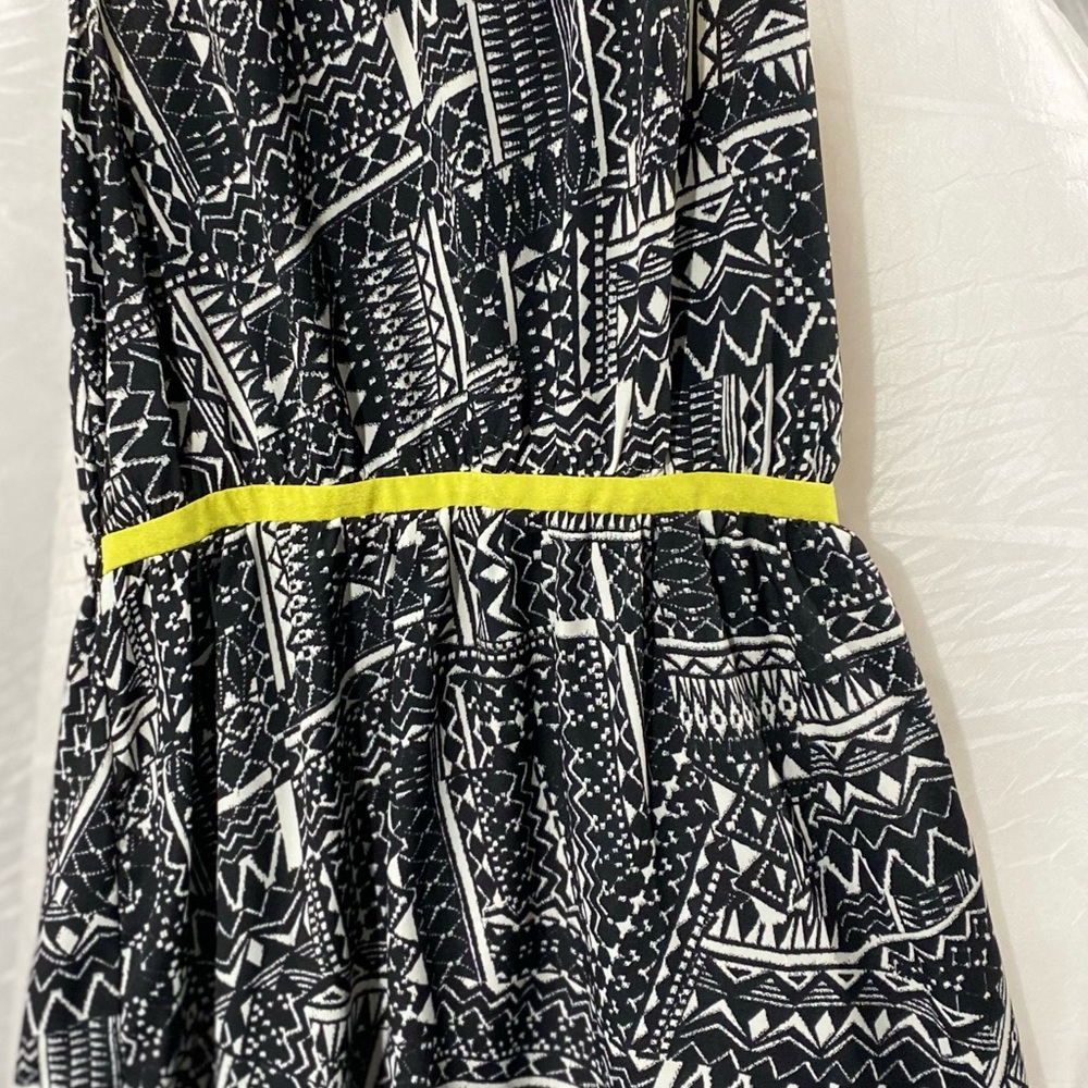 BeBop Black & white with yellow around waist sized at medium